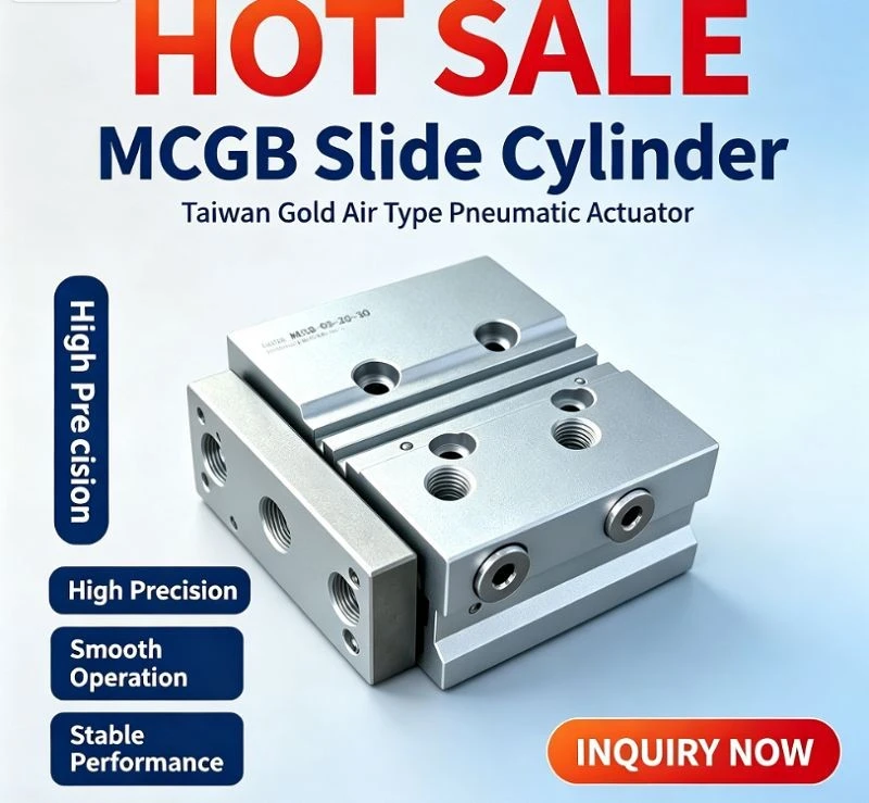 MCGB-03-25-40 Mini Twin-Guide Pneumatic Cylinder factory